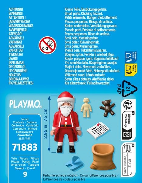 Produktbild: 71883 Weihnachtsmann mit Wunschzettel