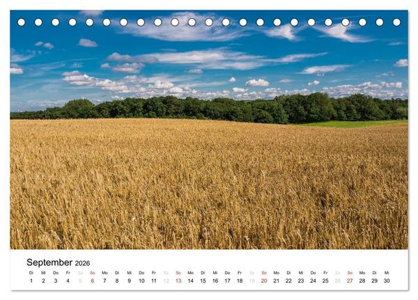 Produktbild: Landschaften (Tischkalender 2026 DIN A5 quer), CALVENDO Monatskalender