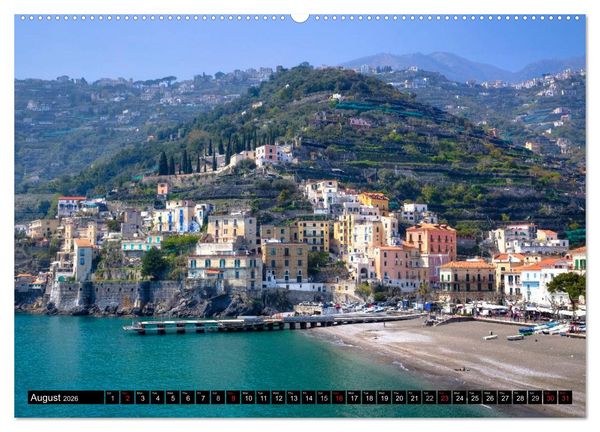Produktbild: Amalfi Coast and Capri (High Quality Premium Wall Calendar 2026 DIN A2 landscape),CALVENDO 12 Month Wall Calendar