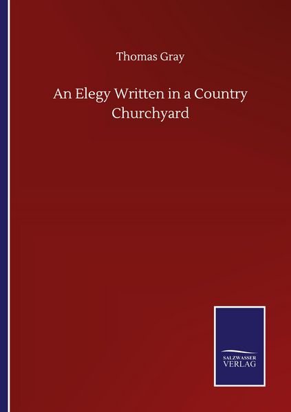 Produktbild: An Elegy Written in a Country Churchyard