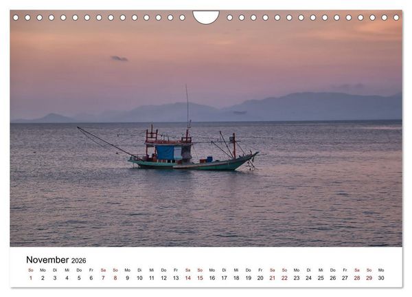 Produktbild: Die sch&ouml;nsten Inseln Thailands (Wandkalender 2026 DIN A4 quer), CALVENDO Monatskalender