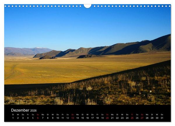 Produktbild: Einsame Mongolei (Wandkalender 2026 DIN A3 quer), CALVENDO Monatskalender