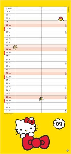 Produktbild: Hello Kitty Planer f&uuml;r zwei 2027