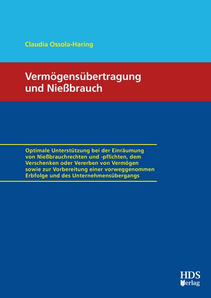 Produktbild: Verm&ouml;gens&uuml;bertragung und Nie&szlig;brauch