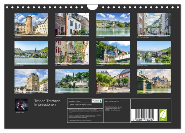 Produktbild: Traben Trarbach Impressionen (Wandkalender 2026 DIN A4 quer), CALVENDO Monatskalender