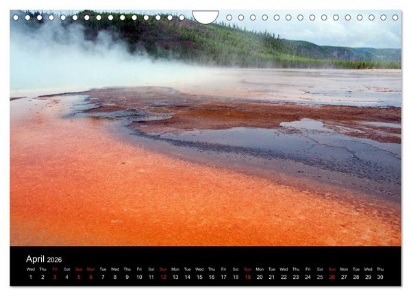 Produktbild: Beautiful Yellowstone and Grand Tetons National Parks (Wall Calendar 2026 DIN A4 landscape), CALVENDO 12 Month Wall Calendar