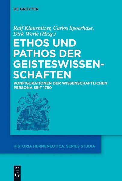 Produktbild: Ethos und Pathos der Geisteswissenschaften