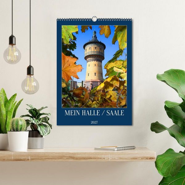 Produktbild: MEIN HALLE / SAALE (Wandkalender 2027 DIN A3 hoch), CALVENDO Monatskalender