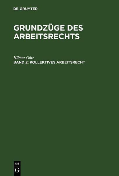 Produktbild: Kollektives Arbeitsrecht