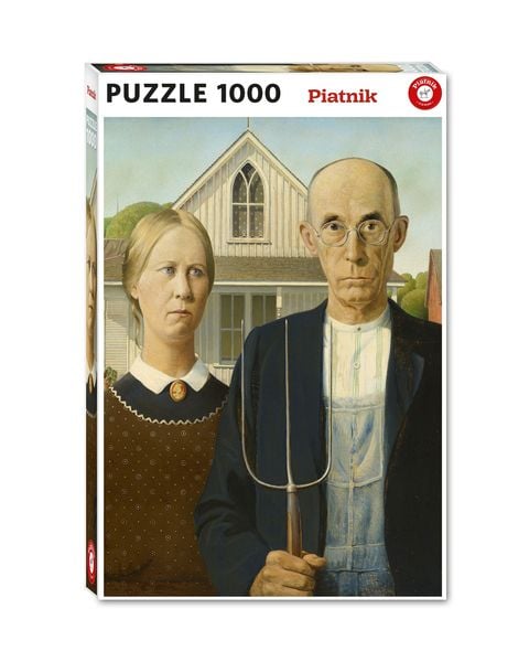 Produktbild: Wood - American Gothic - 1000 Teile Puzzle
