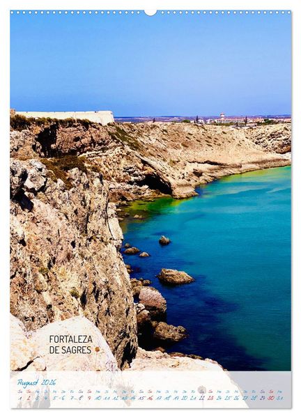 Produktbild: Algarve Traumhaft & farbenfroh (Wandkalender 2026 DIN A2 hoch), CALVENDO Monatskalender