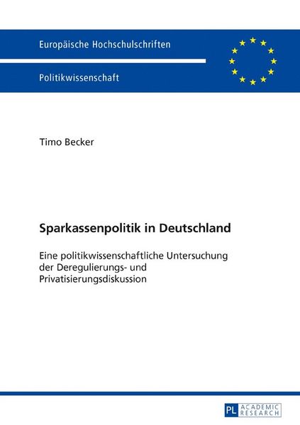 Produktbild: Sparkassenpolitik in Deutschland