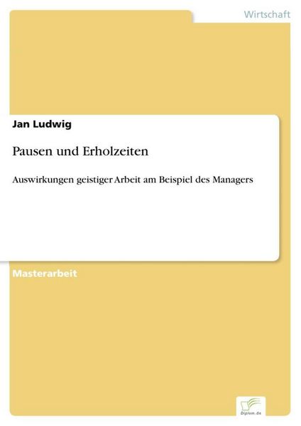 Produktbild: Pausen und Erholzeiten