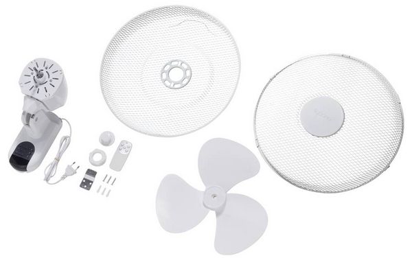 Produktbild: Sygonix Wandventilator 45W (&Oslash; x H) 430mm x 480mm Wei&szlig;
