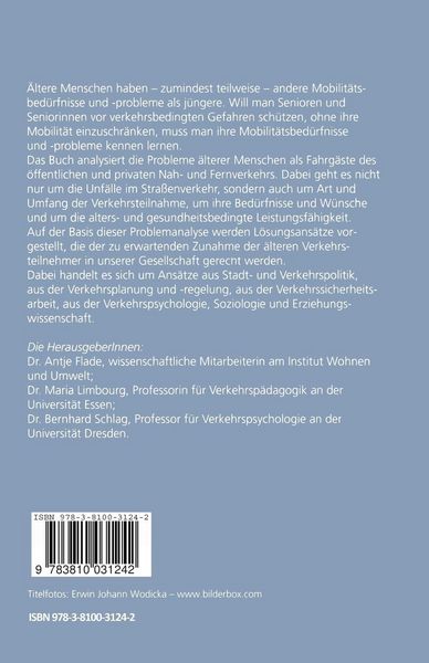 Produktbild: Mobilit&auml;t &auml;lterer Menschen