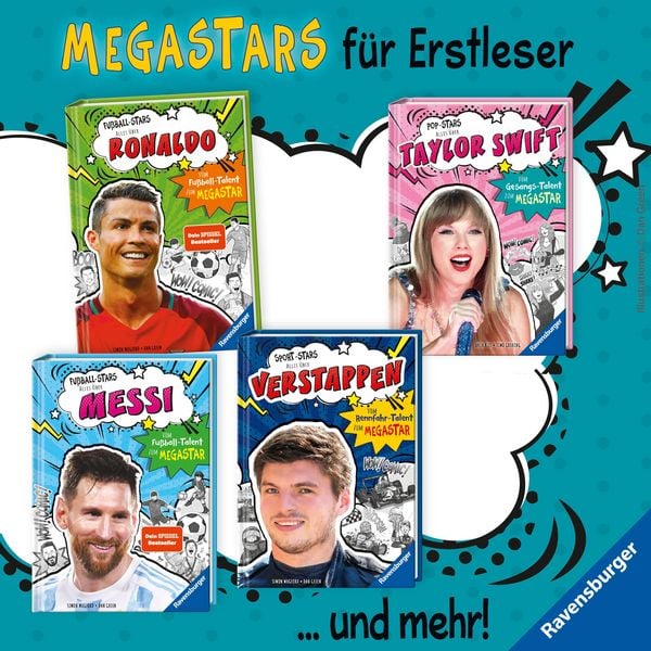 Produktbild: Fu&szlig;ball-Stars - Alles &uuml;ber Messi. Vom Fu&szlig;ball-Talent zum Megastar