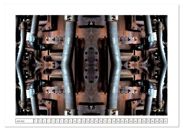 Produktbild: Faszination Spiegelung - Industrie und Technik (Wandkalender 2026 DIN A3 quer), CALVENDO Monatskalender
