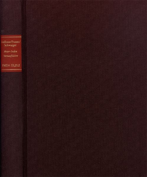 Produktbild: Forschungen und Materialien zur deutschen Aufkl&auml;rung / Abteilung III: Indices. Kant-Index. Indices zu Wolff und seiner Schule. Kant-Index Erg&auml;nzungsband
