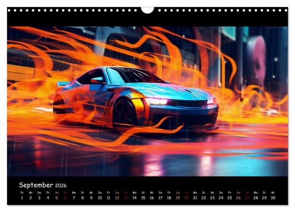 Produktbild: Im Rausch der Geschwindigkeit (Wandkalender 2026 DIN A3 quer), CALVENDO Monatskalender