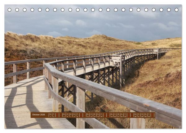 Produktbild: Ein Tag am Meer - Impressionen von der Insel Sylt (Tischkalender 2026 DIN A5 quer), CALVENDO Monatskalender