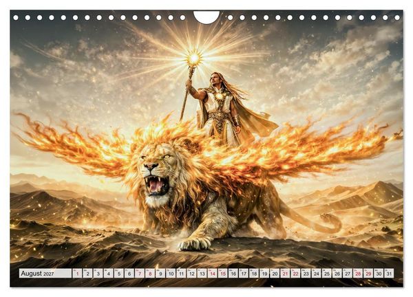 Produktbild: Sternzeichen - Die M&auml;chte des Tierkreises (Wandkalender 2027 DIN A4 quer), CALVENDO Monatskalender