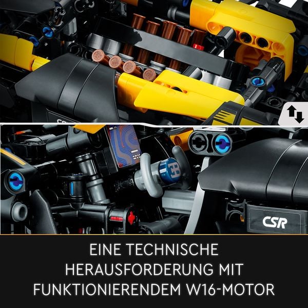 LEGO Technic Bugatti-Bolide, Spielzeugauto, Modellbausatz 42151