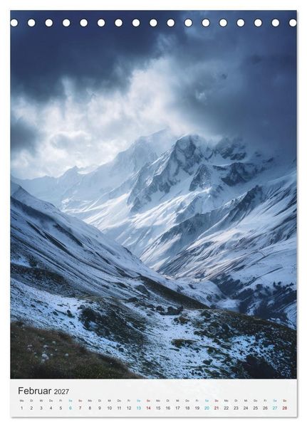 Produktbild: Alpenzauber (Tischkalender 2027 DIN A5 hoch), CALVENDO Monatskalender