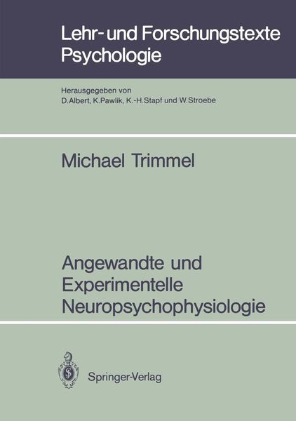 Produktbild: Angewandte und Experimentelle Neuropsychophysiologie