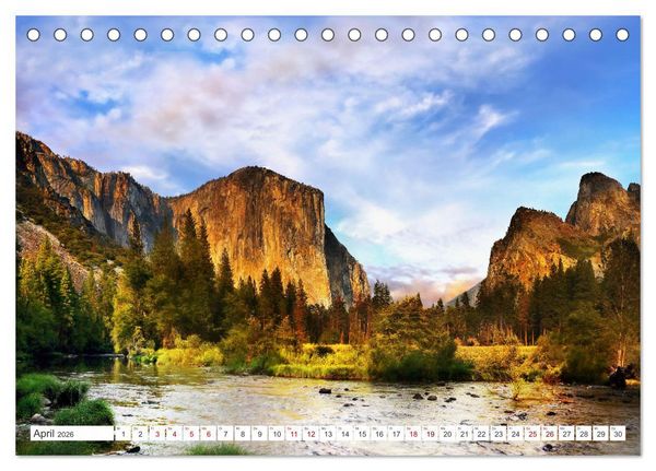 Produktbild: Berge - Die sch&ouml;nsten Gipfel der Welt (Tischkalender 2026 DIN A5 quer), CALVENDO Monatskalender