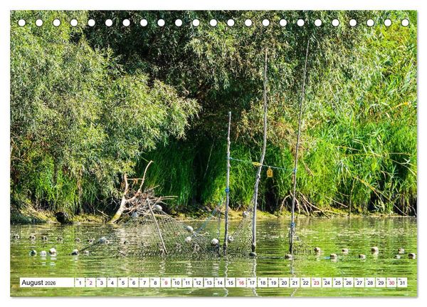 Produktbild: Rund um das Donaudelta (Tischkalender 2026 DIN A5 quer), CALVENDO Monatskalender