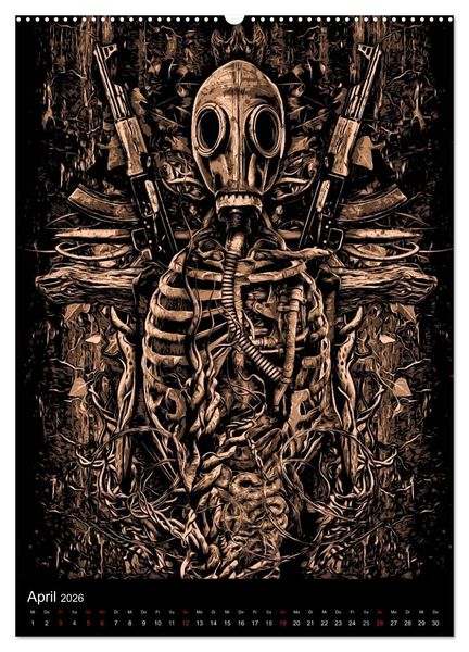 Produktbild: BLOODBOY/ HORROR ILLUSTRATION V1 (Wandkalender 2026 DIN A2 hoch), CALVENDO Monatskalender