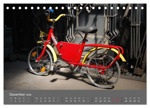 Produktbild: Das Fahrrad 2026 (Tischkalender 2026 DIN A5 quer), CALVENDO Monatskalender