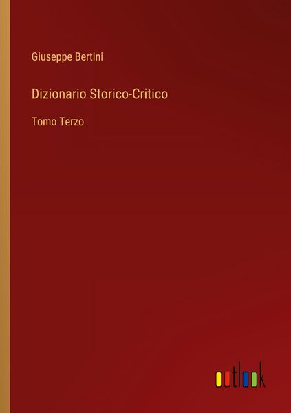 Produktbild: Dizionario Storico-Critico