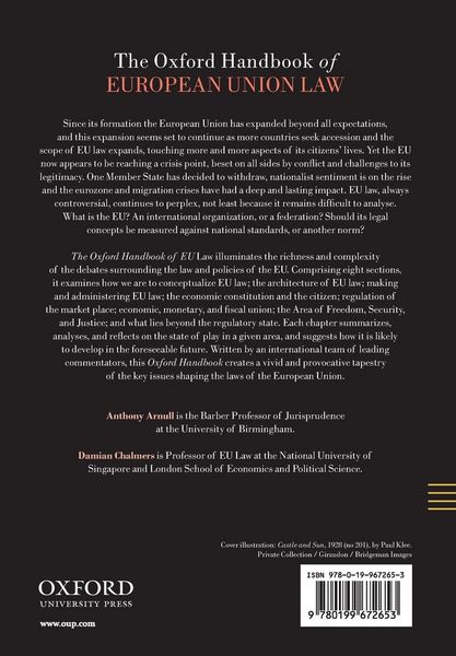 Produktbild: The Oxford Handbook of European Union Law