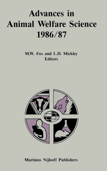 Produktbild: Advances in Animal Welfare Science 1986/87