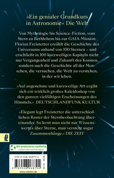 Produktbild: Eine Geschichte des Universums in 100 Sternen