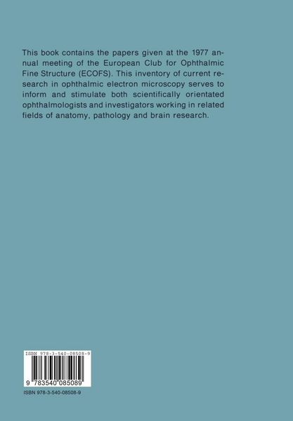 Produktbild: Current Research in Ophthalmic Electron Microscopy