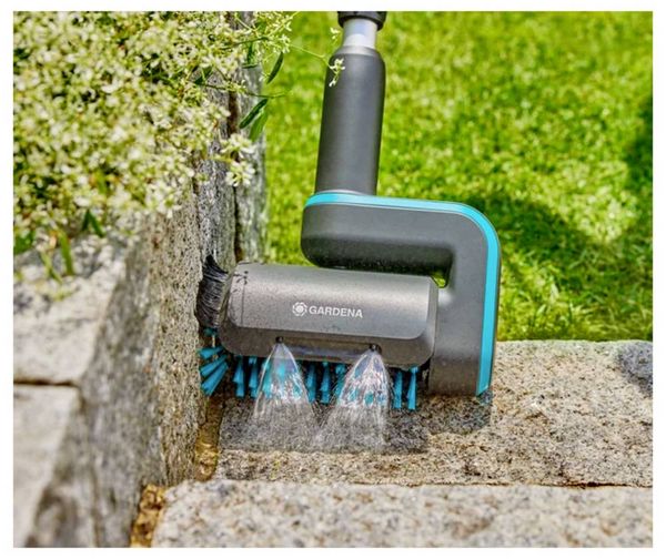Produktbild: GARDENA 14842-55 AquaBrush Universal 04/18V POWER FOR ALL Solo Akku-Multi-Reiniger 18V