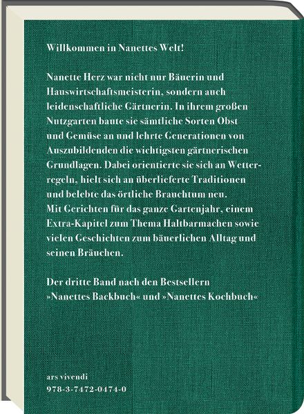 Produktbild: Nanettes Gartenk&uuml;che - ausgezeichnet mit dem GAD Silber 2023 - Deutscher Kochbuchpreis 2023 Gold und Bronze
