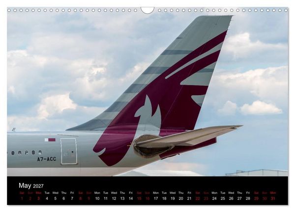 Produktbild: Commercial Airlines (Wall Calendar 2027 DIN A3 landscape), CALVENDO 12 Month Wall Calendar