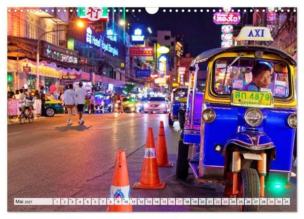 Produktbild: Bangkok und Kuala Lumpur - Megast&auml;dte Asiens (Wandkalender 2027 DIN A3 quer), CALVENDO Monatskalender