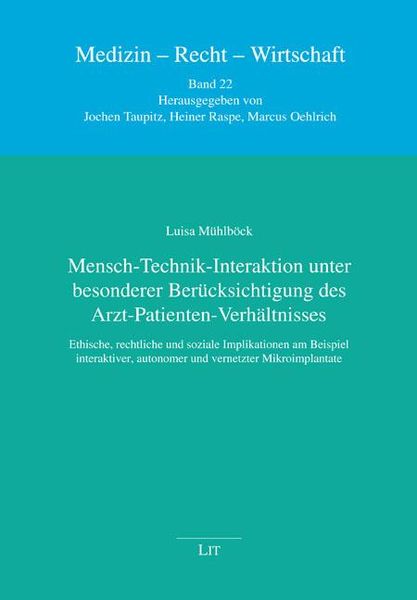 Produktbild: M&uuml;hlb&ouml;ck, L: Mensch-Technik-Interaktion unter besonderer Ber