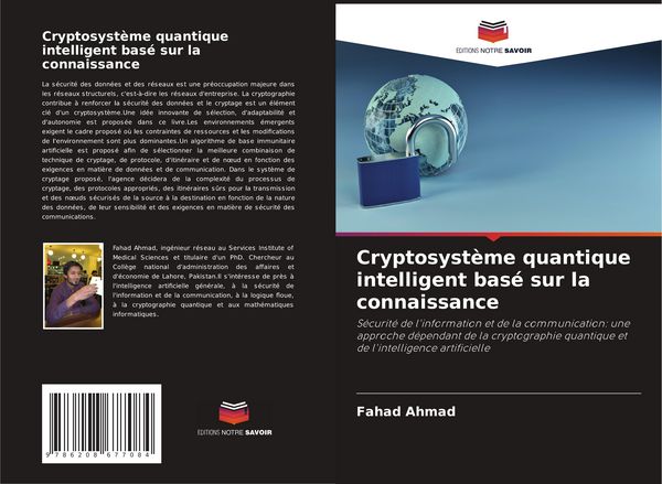 Produktbild: Cryptosyst&egrave;me quantique intelligent bas&eacute; sur la connaissance