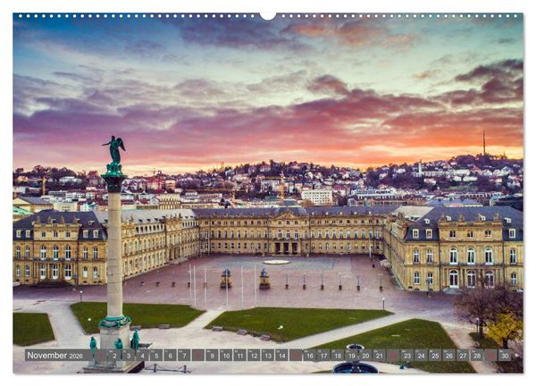 Produktbild: Stuttgart - Bilder einer Stadt 2026 (Wandkalender 2026 DIN A2 quer), CALVENDO Monatskalender