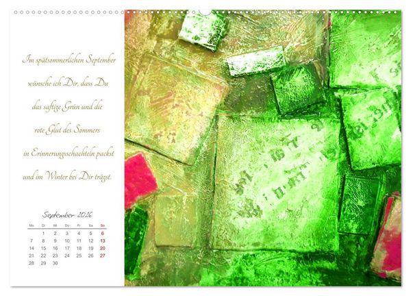 Produktbild: Farbw&uuml;nsche f&uuml;r Dich (Wandkalender 2026 DIN A2 quer), CALVENDO Monatskalender