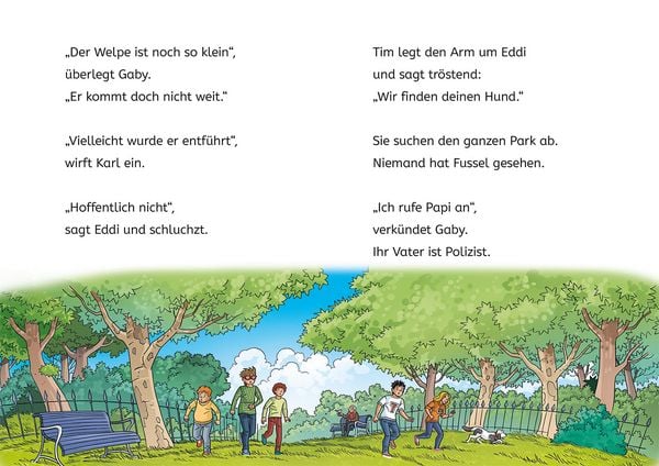 Produktbild: TKKG Junior, B&uuml;cherhelden 1. Klasse, Hilfe f&uuml;r die Welpen