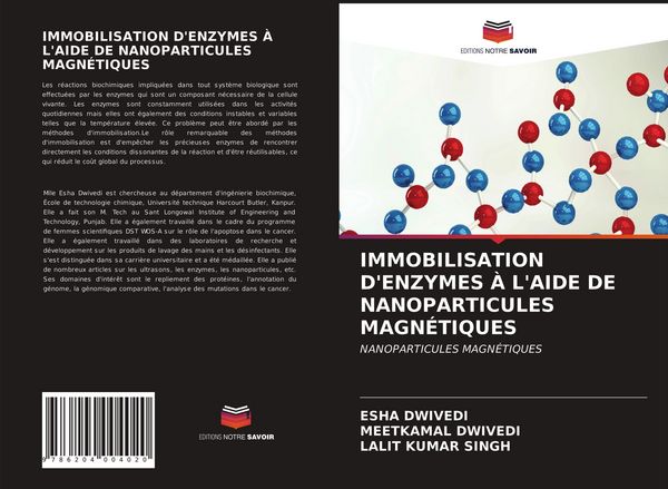 Produktbild: Immobilisation D'enzymes &Agrave; L'aide De Nanoparticules Magn&eacute;tiques