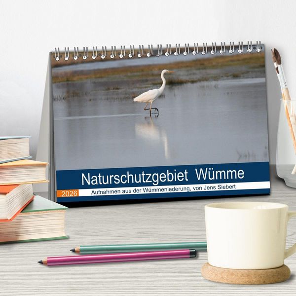 Produktbild: Naturschutzgebiet W&uuml;mme (Tischkalender 2026 DIN A5 quer), CALVENDO Monatskalender