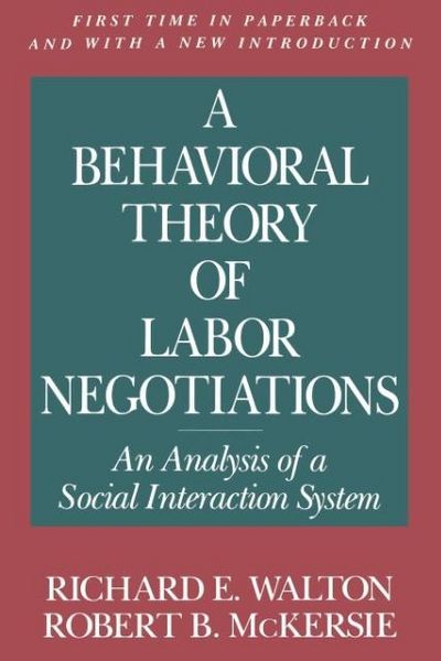 Produktbild: Behavioral Theory Of Labor Neg