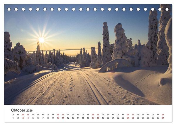 Produktbild: Finnland - Eine bezaubernde Reise in den Norden. (Tischkalender 2026 DIN A5 quer), CALVENDO Monatskalender